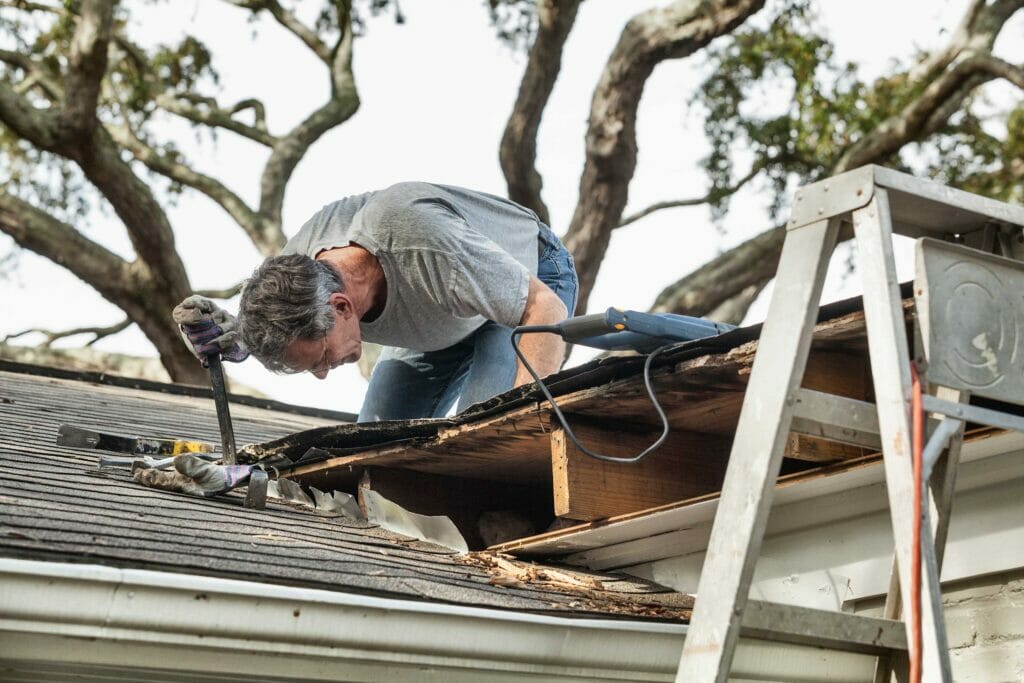 storm damage roof repair in Twin Cities