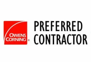 Owen's Corning Preferred Contractor badge