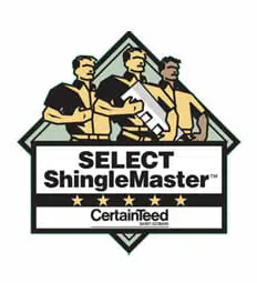 Select ShingleMaster, CertainTeed logo