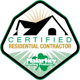 Malarkey Certified Residential Contractor badge