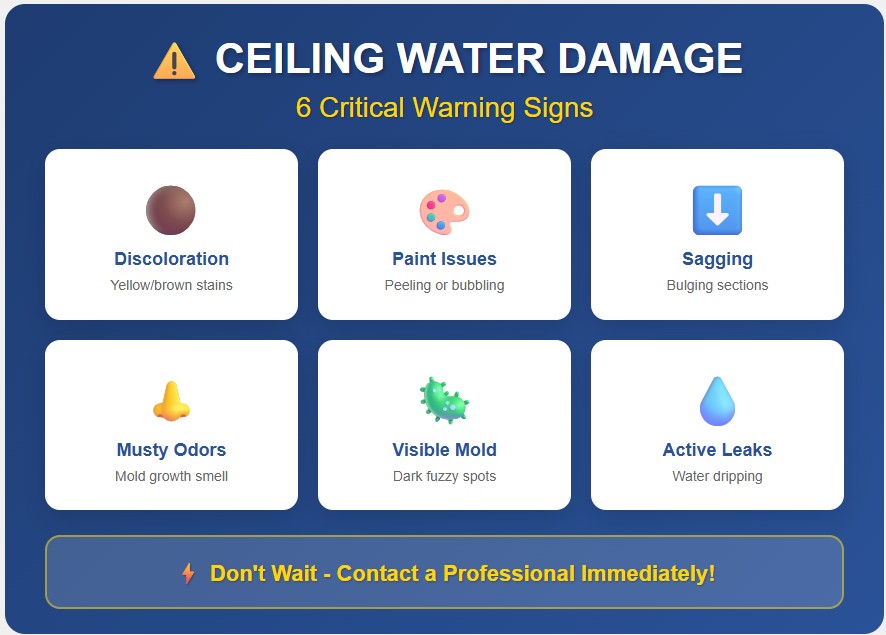 Water Stain on Ceiling: Signs, Causes, and Professional Solutions