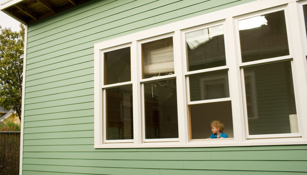 A photo of a Double-Hung Window 